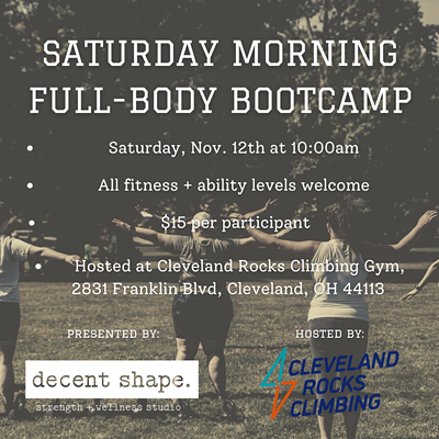 Saturday Morning Full-Body Bootcamp