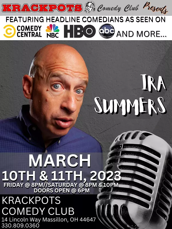 Comedian Ira Summers at Krackpots Comedy Club - Vimarsana News