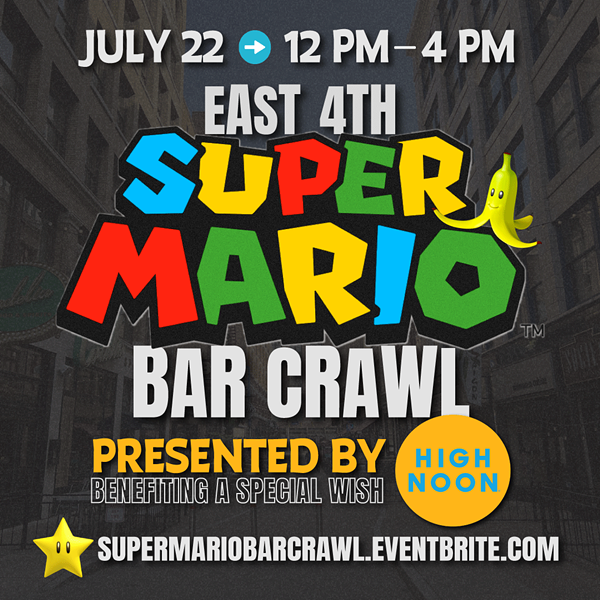 Super Mario Bar Crawl Presented by High Noon Benefiting A Special Wish Foundation - Vimarsana News