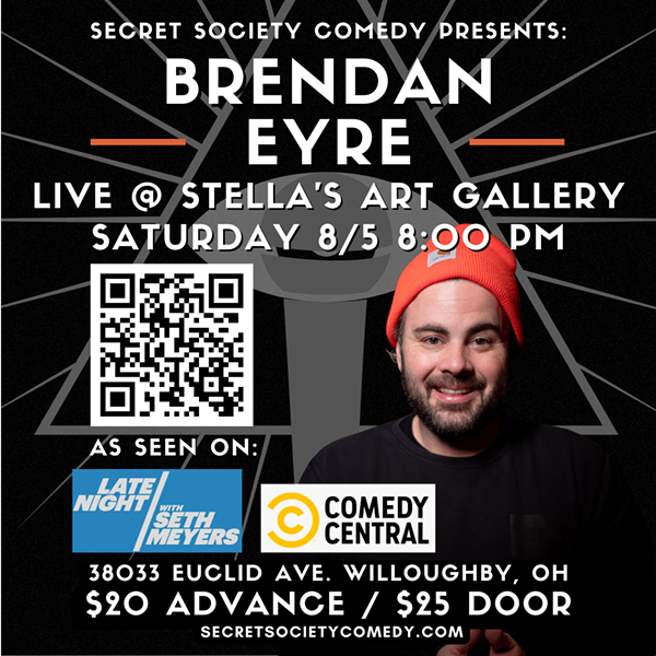 Comedian Brendan Eyre Live In Willoughby - Vimarsana News