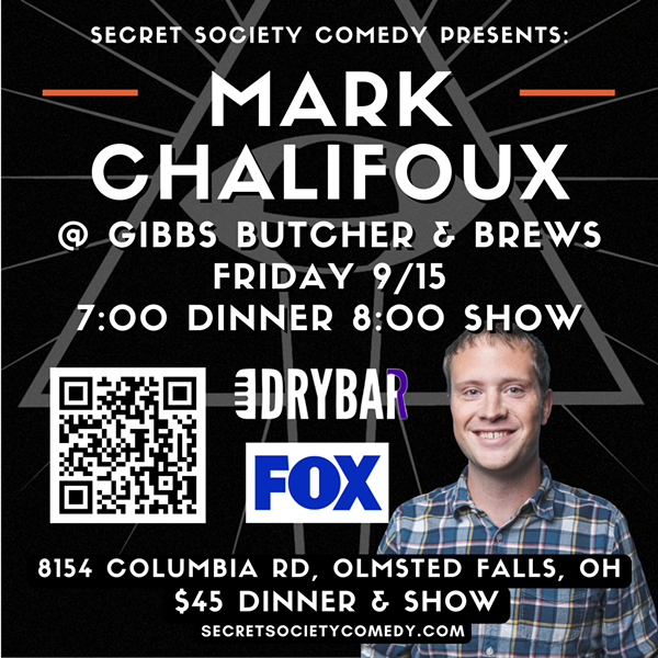 Dinner & A Comedy Show With Mark Chalifoux - Vimarsana News
