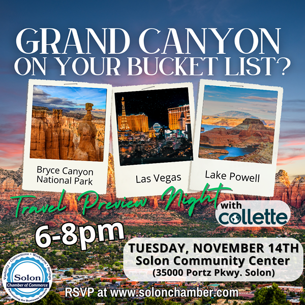 Canyon Country Travel Preview Night with Collette - Vimarsana News