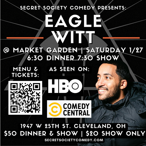Dinner & A Comedy Show With Eagle Witt @ Market Garden - Vimarsana News
