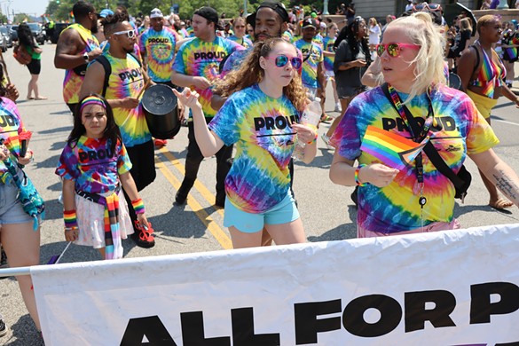 Photos: Thousands of People Filled Downtown Cleveland for the 2023 Pride in the CLE March and Festival