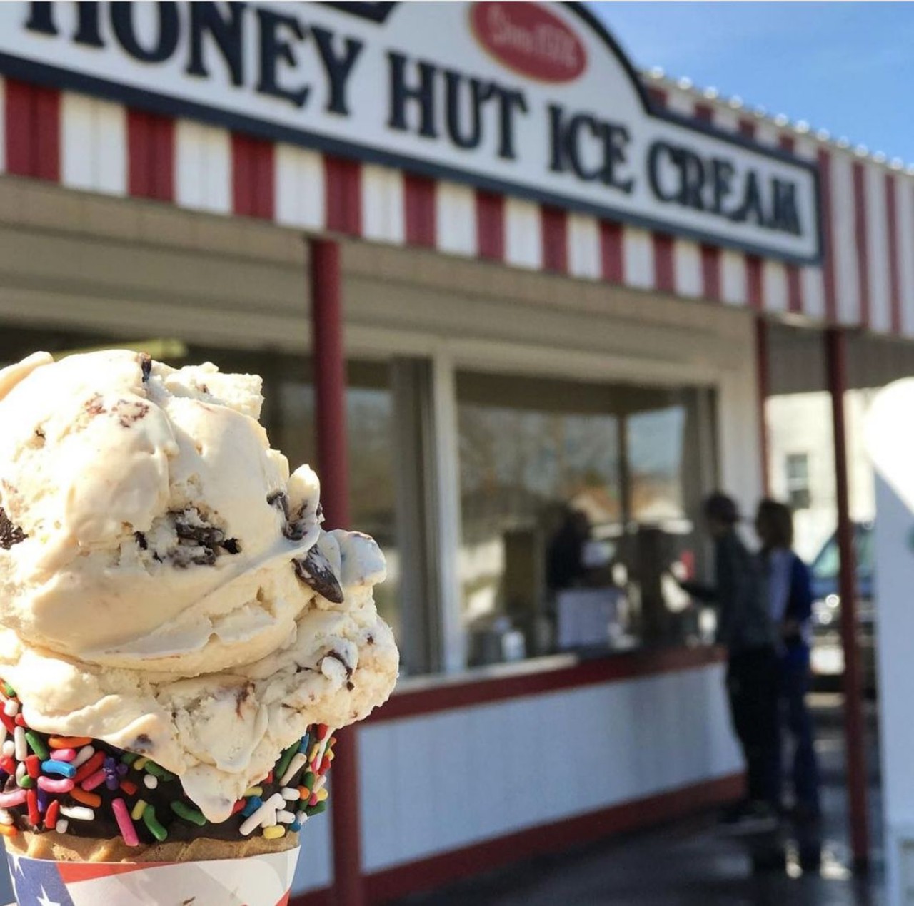  Honey Hut
Multiple Locations
Frank and Marianne Page started Honey Hut in 1973. Today, their grandson Jonathan Rosati owns and operates their five locations and serves up delicious ice cream to Clevelanders all over town.
Photo via @Honey_Hut/Instagram