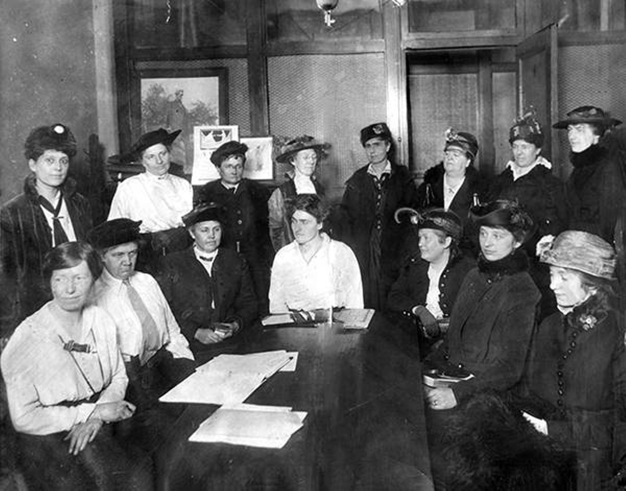  Early Meeting of the Cuyahoga County Women's Suffrage Association, 1910s 
