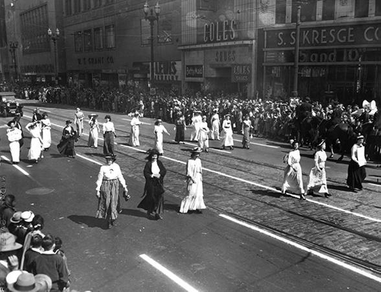  Women's Suffragette Parade, 1930s 