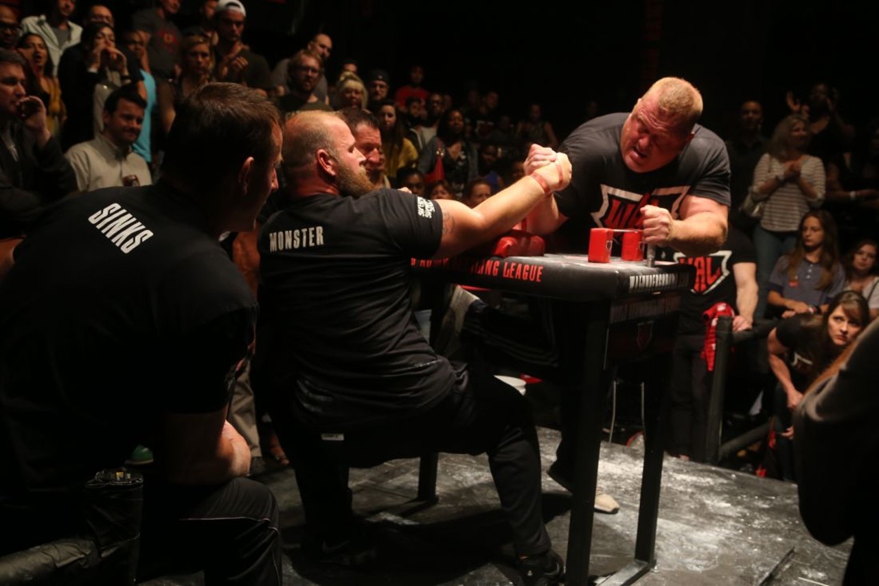 All the Gripping Photos From World Armwrestling League's Summer Showdown