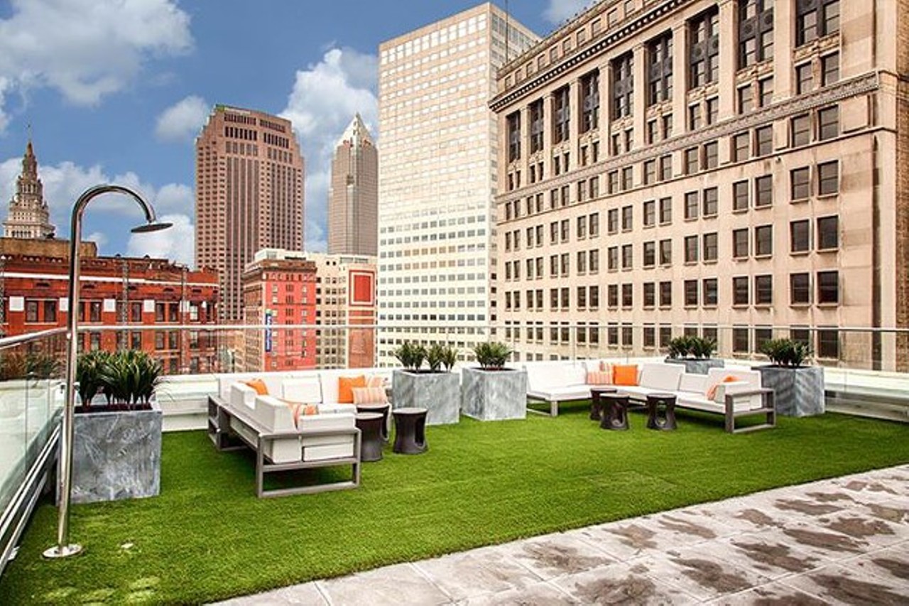 Saturday, May 2: Roof with a View - Go to Las Vegas and you have your choice of rooftop lounges. Cleveland, not so much. But thanks to the folks at the swanky new hotel the 9, Clevelanders will have a new rooftop bar from which to party. Today, the 8,500 square feet Azure opens. it immediately can lay claim to the title of "the largest rooftop bar in downtown. Azure offers "modern design, entertainment, and handcrafted cocktails and cuisine." "Azure is the final piece of [The 9's] puzzle," says Keith Halfmann, COO of Geis Hospitality Group, in a press release. "Azure provides an oasis above the city for guests to go into 'vacation mode,' no matter if it's a Monday or a Saturday." He promises "weekday happy hours, themed events, live music and even 'Sunday-Funday' parties for guests to see, and be seen." (Niesel)