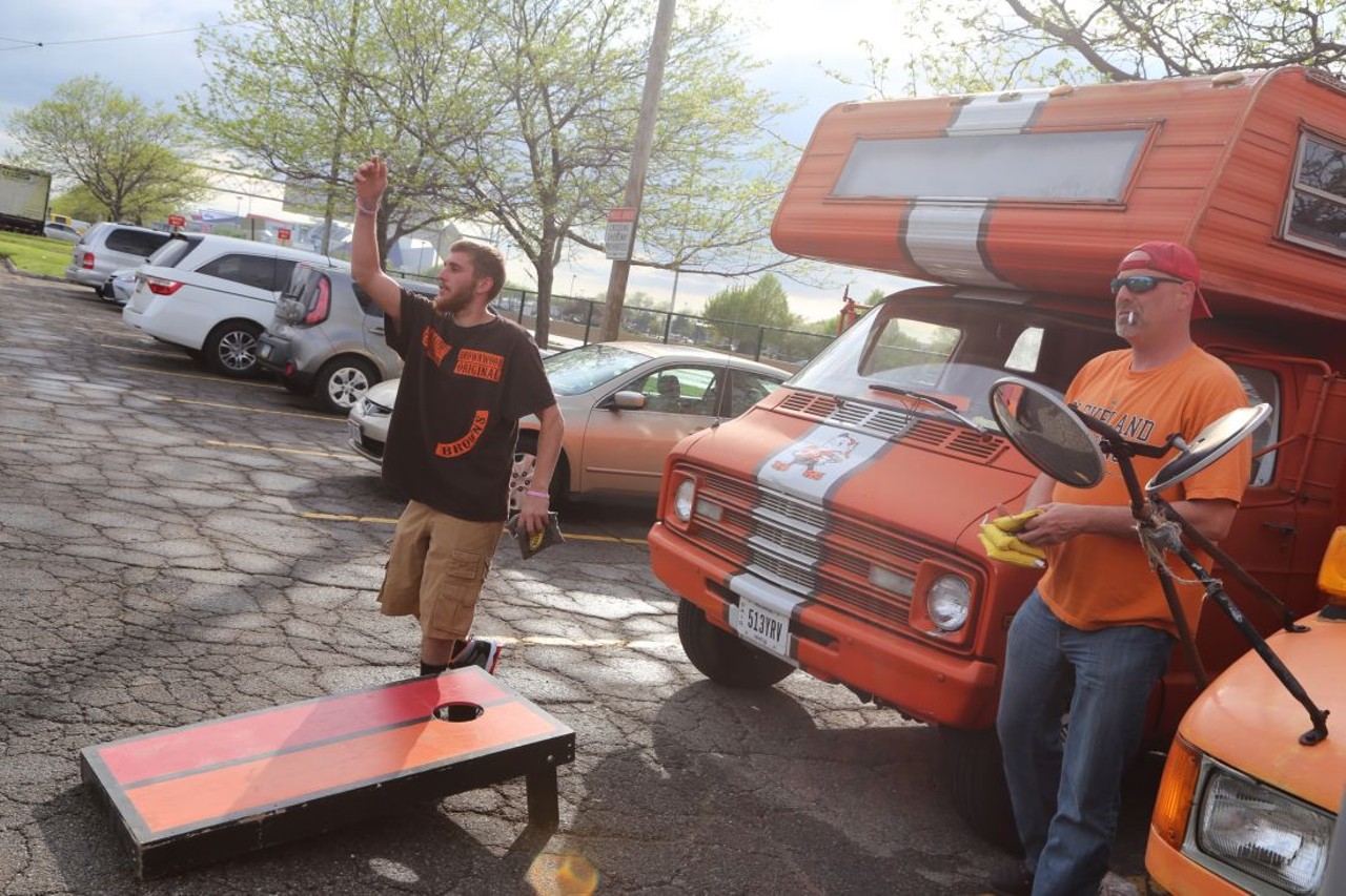 Our Draft Tailgate Party at the Muni - Cleveland Browns