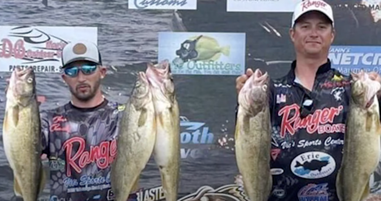  Ohio Fishing Tournament Cheating Scandal 
October 
A two-man team competing in the championship event of the Lake Erie Walleye Trail tournament, held at Gordon Park / E. 72nd Street fishing area, was discovered to have inserted lead weights into the fish they caught. The tournament judge, Jason Fischer, estimated that the five fish in question should have weighed about four pounds each, or twenty total. When they came in at 34 pounds, he suspected foul play and cut them open, discovering lead balls inside. The two competitors, Jacob Runyan and Chase Cominsky, would have finished in first place had the weights not been discovered, nabbing a grand prize of $30,000. The men were later charged with Cheating and Attempted Grand Theft. The story was covered by national news outlets including CNN and the New York Times.