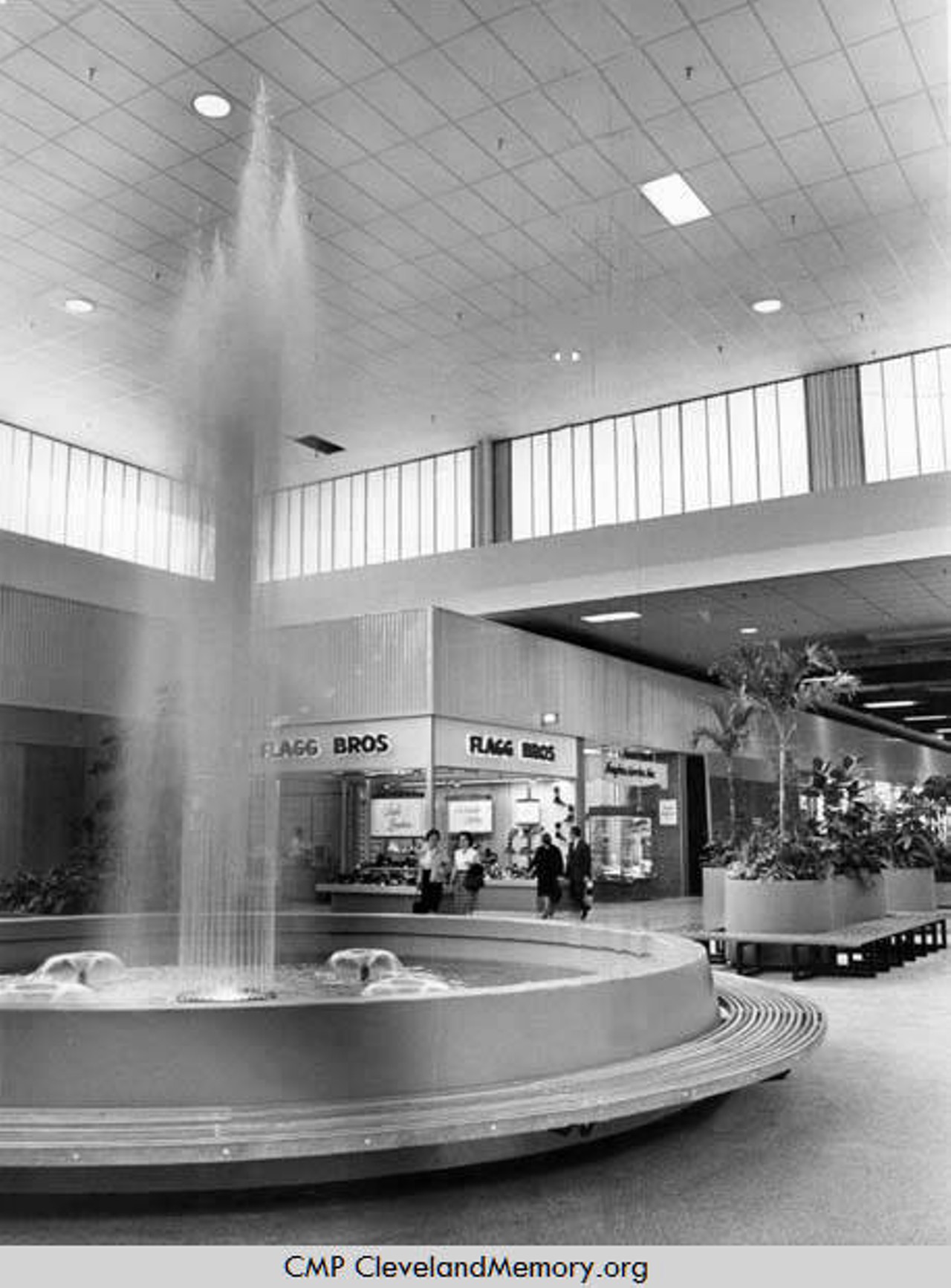 Severance Center main concourse fountain, 1963