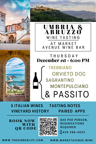 Image: Umbria & Abruzzo Wine Tasting with Paired Small Plates
