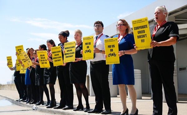 As United Airlines Flight Attendants at Hopkins and Other Airports Demonstrate, Union Signals Possibility of Strike