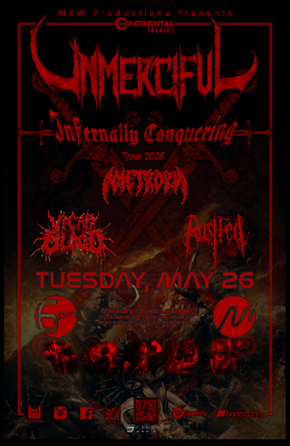 Image: Unmerciful, Ametropia, Vicar Blood, Rustfed