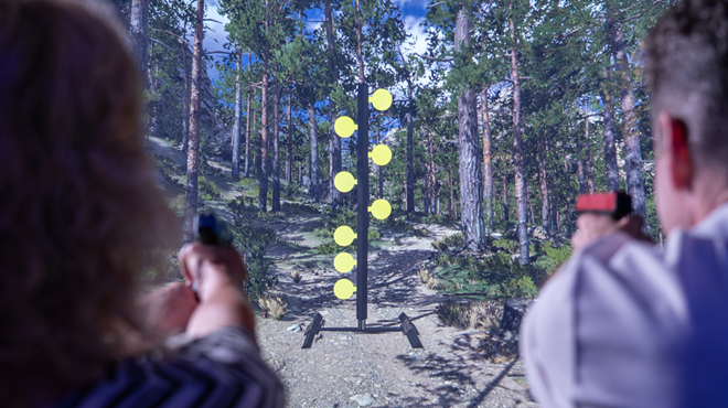 Image: Valentines Couples Simulated Shooting Competition