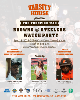 Browns vs Steelers Watch Party with Official Browns Hosts