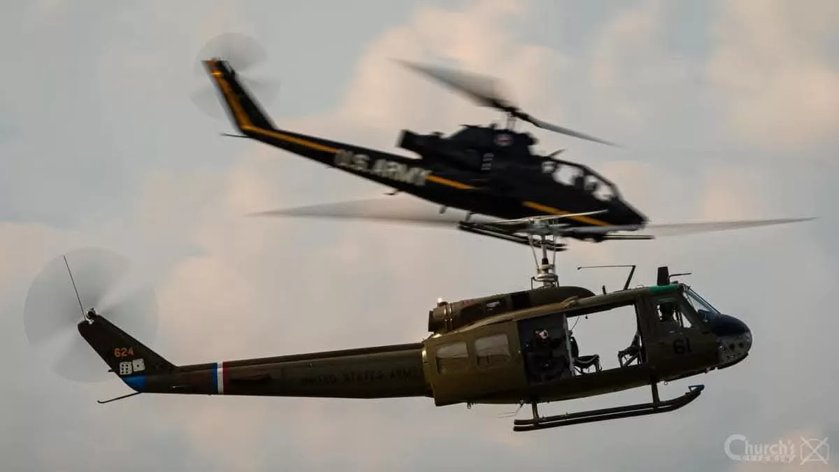 Cobra & Huey Helicopter