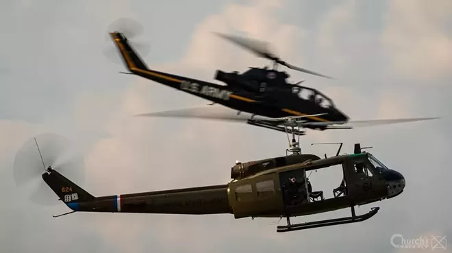 Image: Vietnam era UH-1 Huey & AH-1 Cobra Helicopter Rides