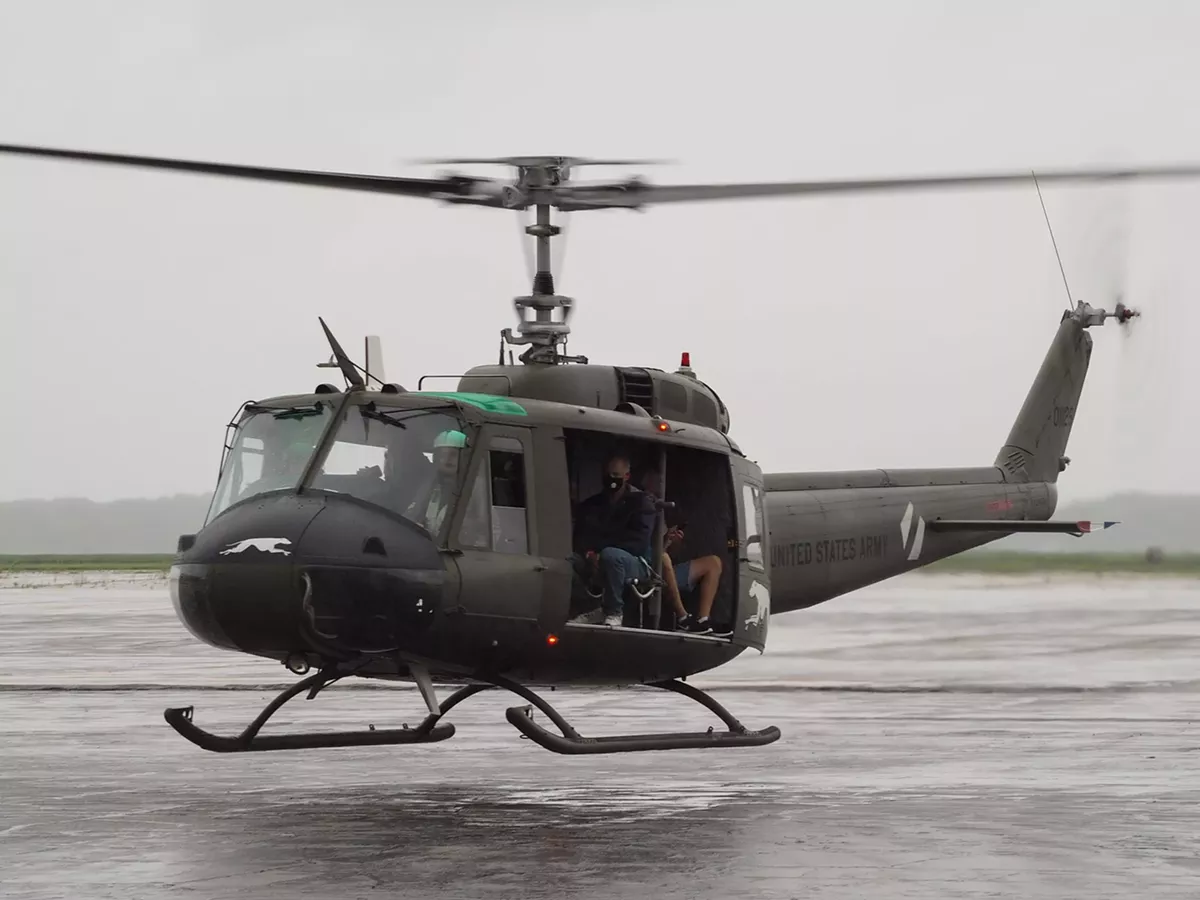 Vietnam Era UH-1 Iroquois "Huey" Greyhound Helicopter