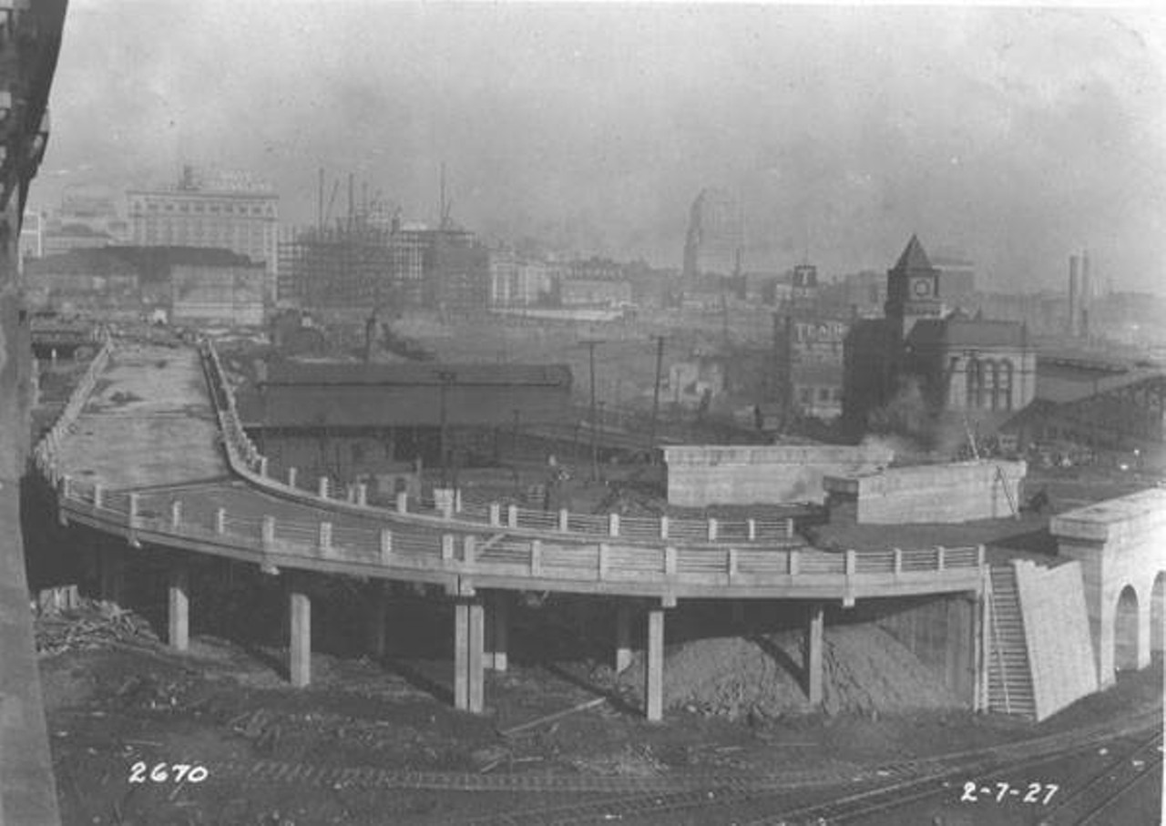  Columbus Road Viaduct Construction, 1927