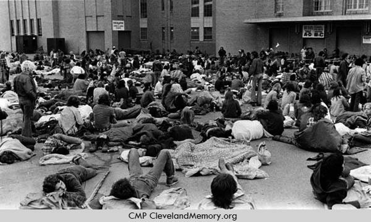 Fans Camping Outside Municipal Stadium, 1974 