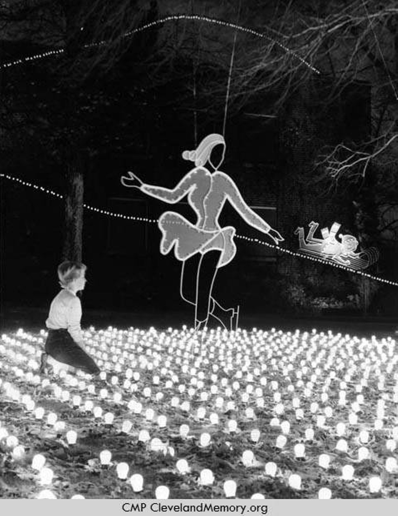 Nela Park Christmas display, 1954