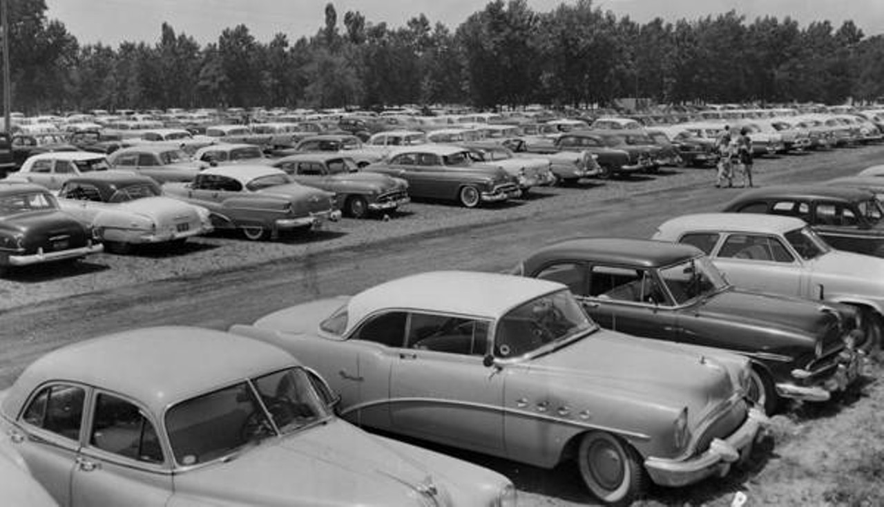 Full Parking Lot, 1956 