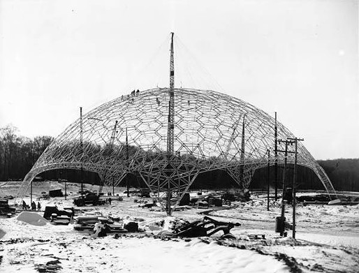 Dome Under Construction, 1950s