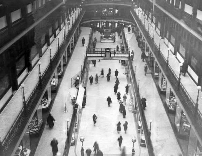 Interior view of The Arcade, 1926