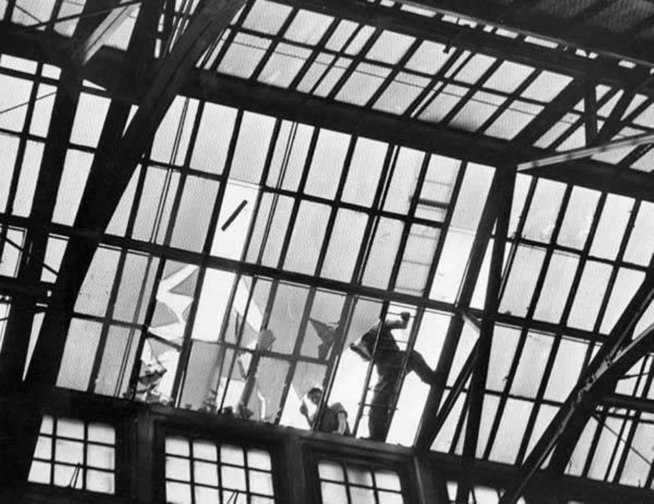 The Arcade skylights, 1941
