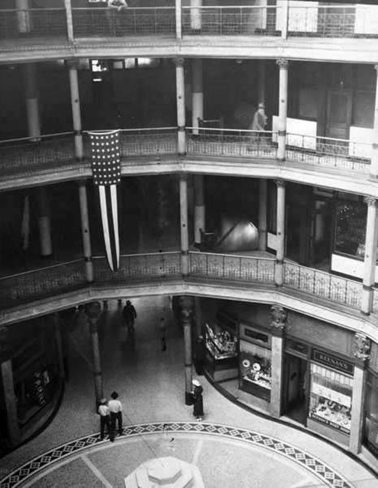 Interior view of The Arcade, 1936