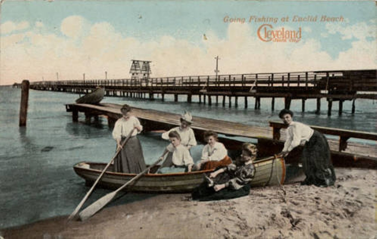  Going Fishing at Euclid Beach, 1900s 
