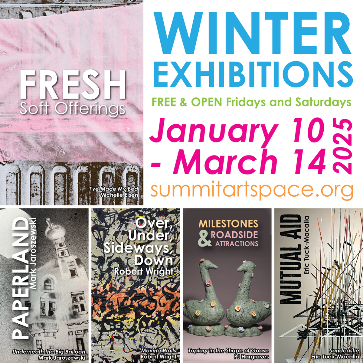 Winter Exhibitions opening on January 10, 2025.
