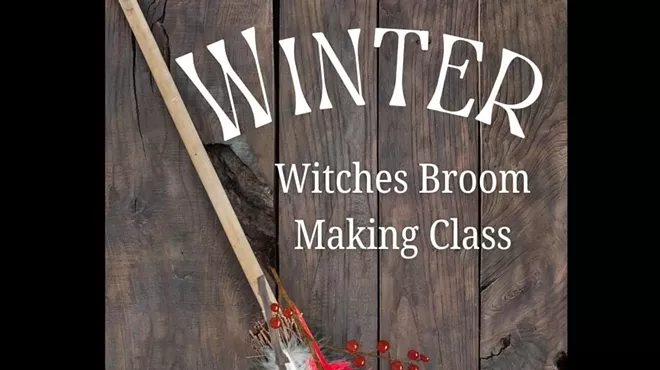 Image: Winter Witches Broom Making Class