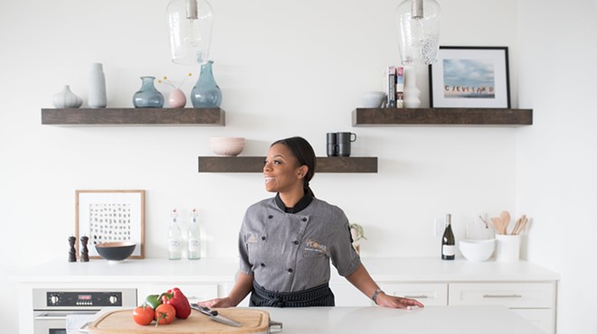 Tiwanna Scott-Williams in her element: a kitchen.