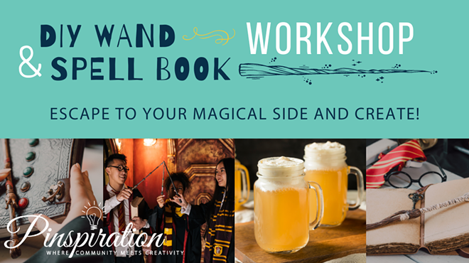 Image: Wizardry Wand-Making and Spellbook Workshop