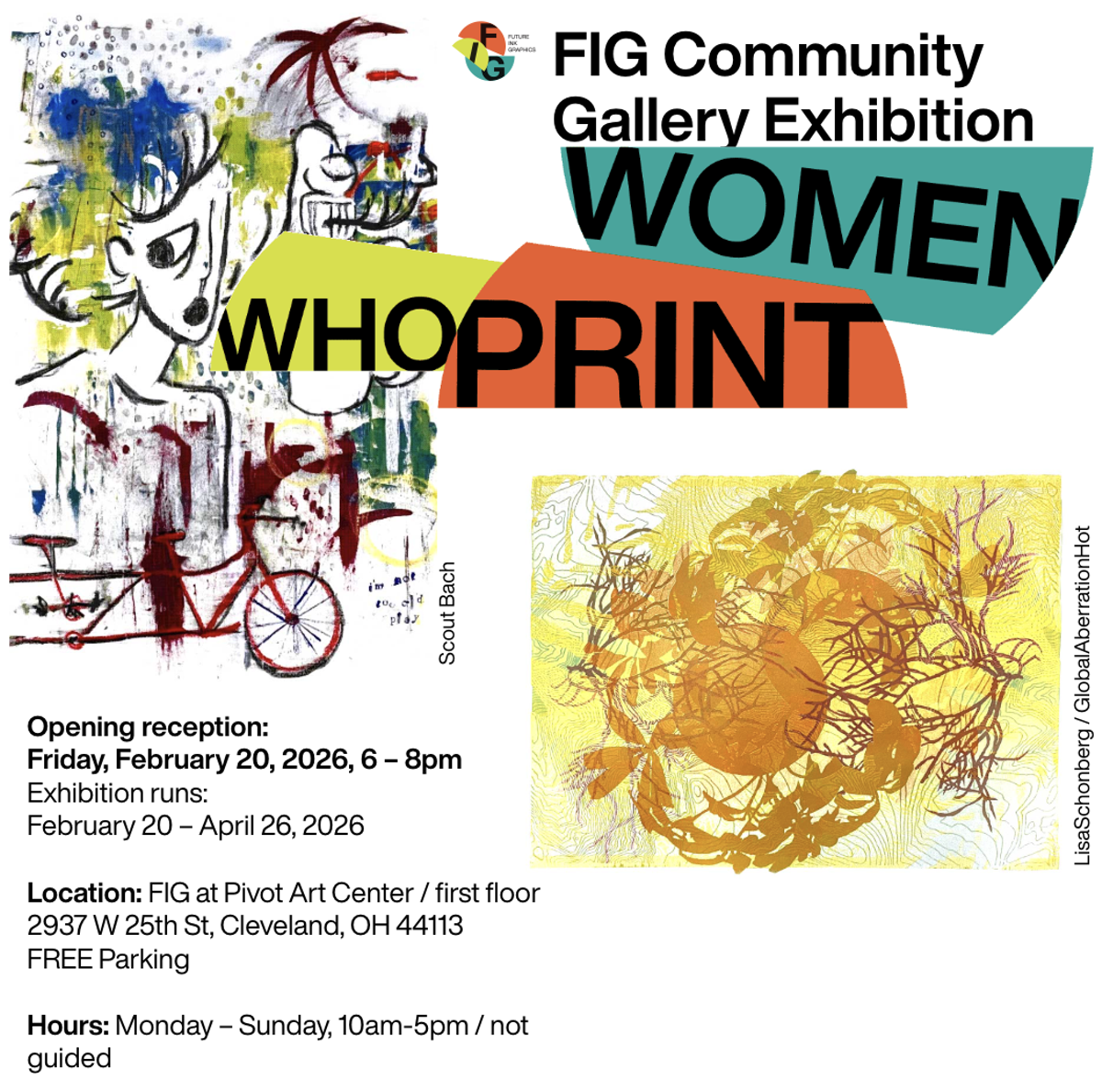 FIG Community Gallery Exhibition: Women Who Print