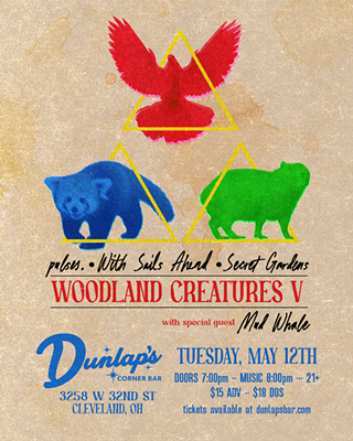 Woodland Creatures V: pulses. - a night of Post-Hard Core music at Dunlap's Corner Bar