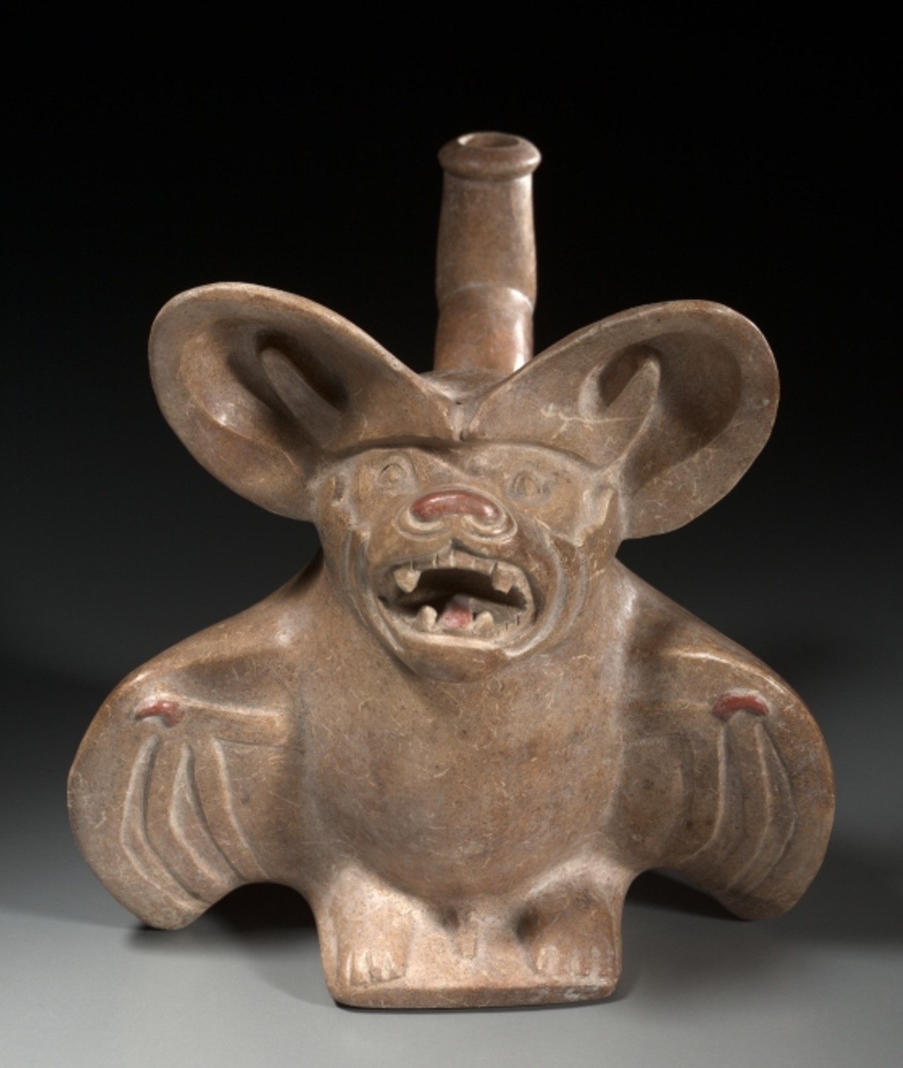 &#147;Mastiff (Dog-Faced) Bat Vessel,&#148; Central Andes, North Coast, Moche people, Early Intermediate period (AD 200-850)