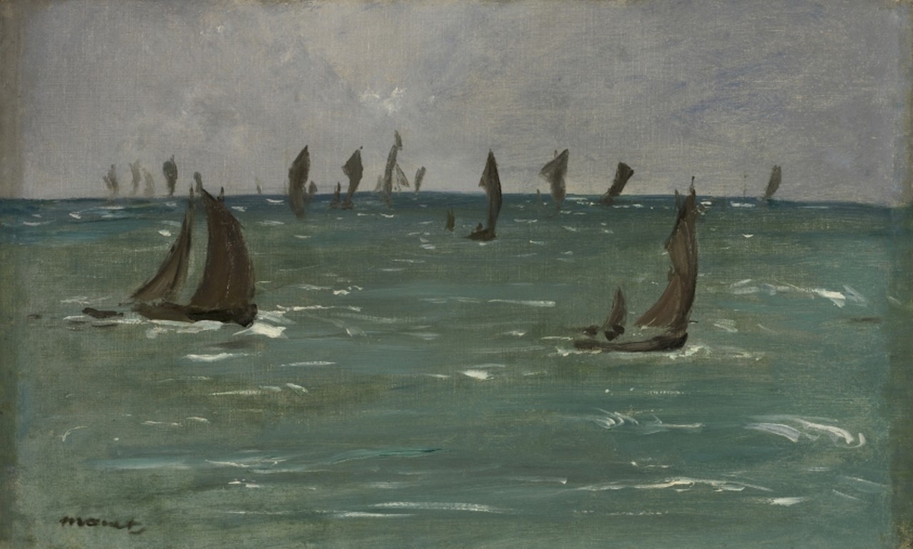 &#147;Boats at Berck-sur-Mer,&#148; by Edouard Manet (1873)