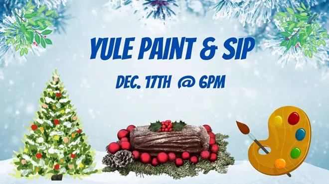 Image: Yule Inspired Paint & Sip Class